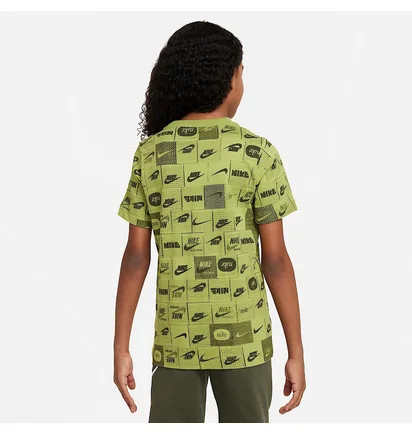 Футболка детская Nike Sportswear T-Shirt Green FN9609-377