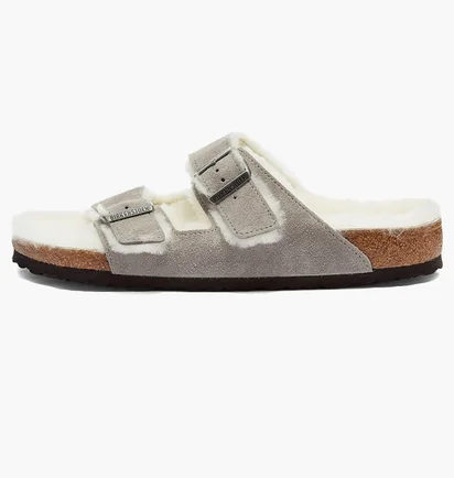 Сандалі чоловічі Birkenstock Arizona Fur Grey 1017402