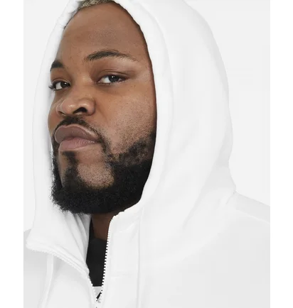 Худи мужское Nike Nsw Club Hoodie Fz White BV2645-100
