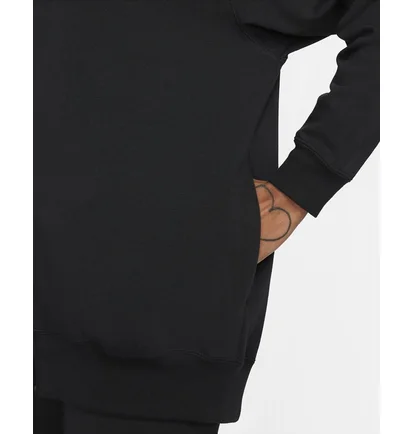 Толстовка жіноча Nike W Nsw Jrsy Os Fz Hoodie Black DM6415-010