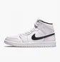 Кроссовки женские Air Jordan 1 Mid Barely Rose White/Pink Bq6472-500