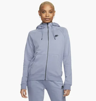 Толстовка жіноча Nike Essntl Flc Fz Hoodie Light Blue Dx2317-493