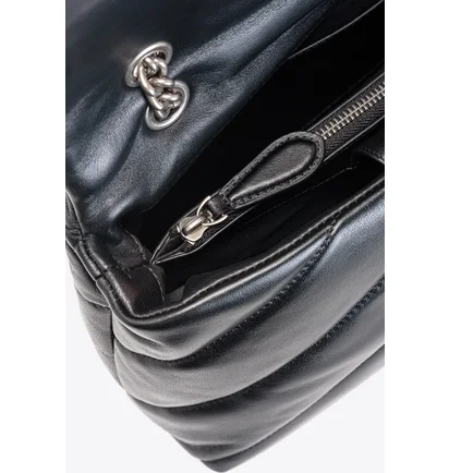 Сумка жіноча Pinko Classic Love Bag Puff Maxi Quilt - Crossbody Bag Black 1P22JCY7SRZ99O