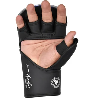 Перчатки унисекс RDX Grappling Gloves Shooter Immaf-1 Blue GSR-IMF-1U