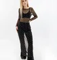 Платье женское Nike W Nsw Air Aop Mesh Ls Dress Black DV8249-010