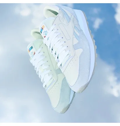 Кроссовки мужские Reebok X Whim Classic Leather White/Grey RMIA004C99LEA0044545