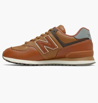Кросівки чоловічі New Balance 574 Leather Brown Ml574Oma