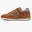Кросівки чоловічі New Balance 574 Leather Brown Ml574Oma