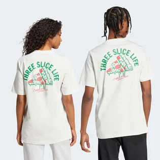 Футболка унісекс Adidas Lounge Pizza Graphic White JJ4016