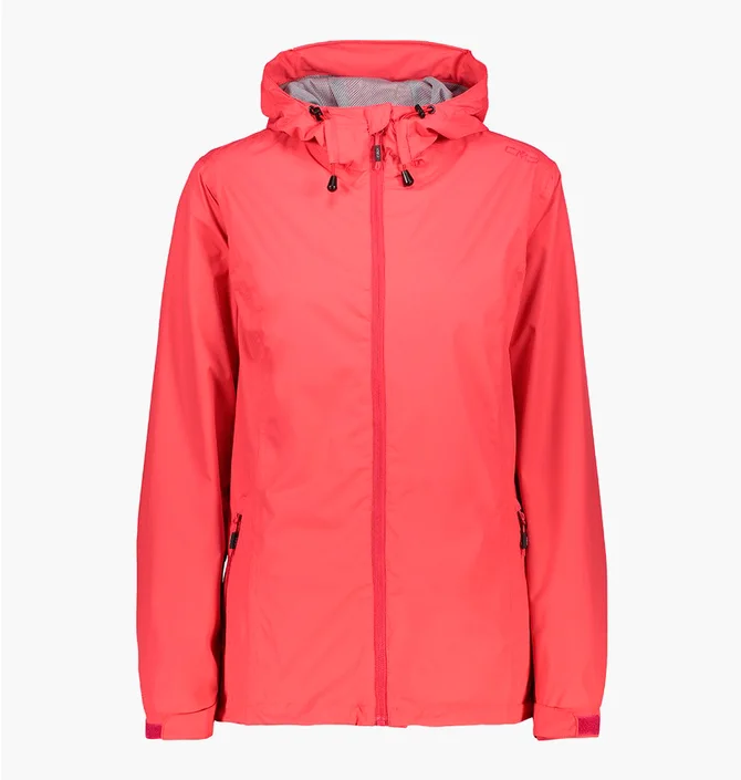 Вітровка жіноча CMP Woman Rain Jacket Fix Hood Pink 39X6636-C712