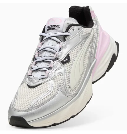 Кроссовки женские Puma Fade Nitro Ls Beige/Metallic 406203-09