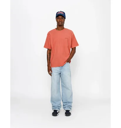 Футболка унисекс Stussy Lazy T-Shirt Peach 1140283-BORA