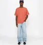 Футболка унисекс Stussy Lazy T-Shirt Peach 1140283-BORA