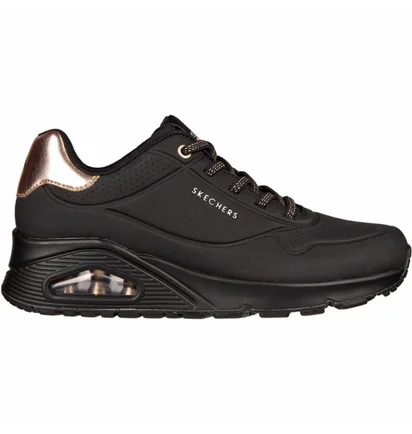 Кросівки жіночі Skechers Uno Shimmer Away Black 155196-BBK