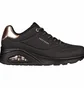 Кросівки жіночі Skechers Uno Shimmer Away Black 155196-BBK