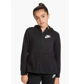 Кофта детская Nike G Nsw Hoodie Fz Pe Black 939459-010
