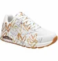 Кросівки жіночі Skechers Uno Metalic Love White 155523-WTGD