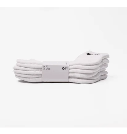 Шкарпетки унісекс Nike Value Cotton Quarter (3 пари, утеплені) White SX4926-101