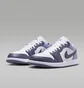 Кроссовки мужские Air Jordan 1 Low Violet/White 553558-145
