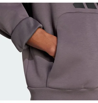 Худі чоловіче Adidas Future Icons 3 Bar Logo Grey JD4897