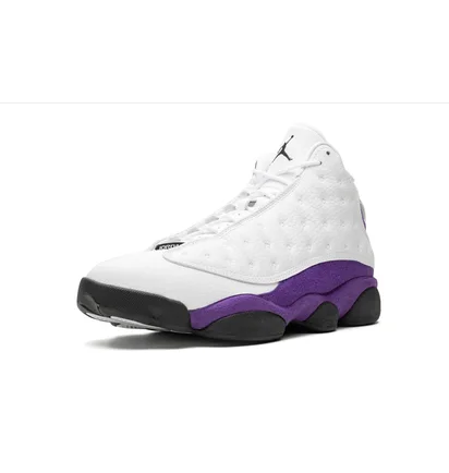 Кроссовки мужские Air Jordan 13 White/Violet 414571-105