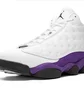 Кроссовки мужские Air Jordan 13 White/Violet 414571-105