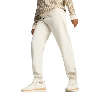 Штаны женские Puma Ess+ Animal Pants Fl Beige 681496-87