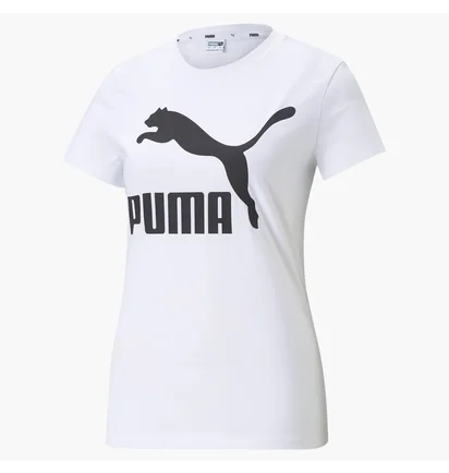 Футболка женская Puma T-Shirt Classics Logo White 530076-02