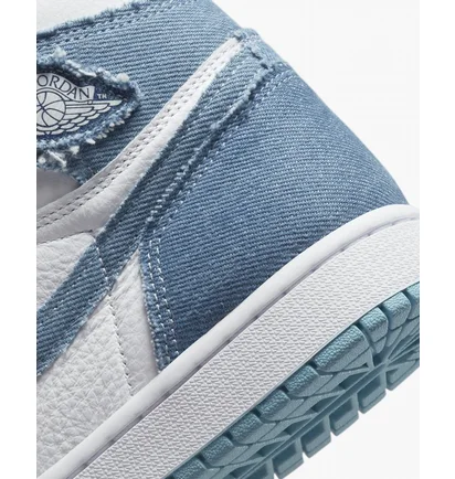 Кроссовки женские Air Jordan 1 High Og Denim Light Blue/White DM9036-104