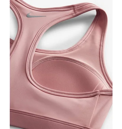 Топ женский Nike Swoosh Medium Support Pink FB4124-618