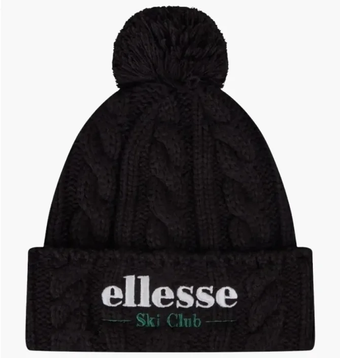 Шапка жіноча Ellesse Sanga Pom Beanie Black SAXA3762-011