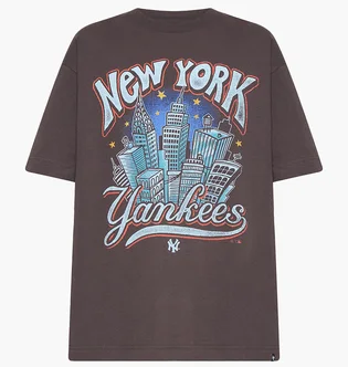 Футболка унісекс 47 Brand New York Yankees Sigma Brown 643616C9-FS