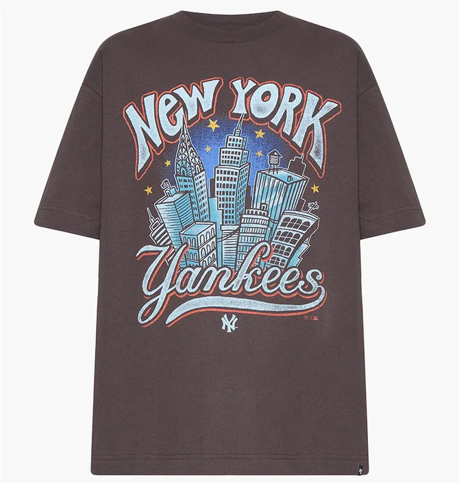 Футболка унісекс 47 Brand New York Yankees Sigma Brown 643616C9-FS