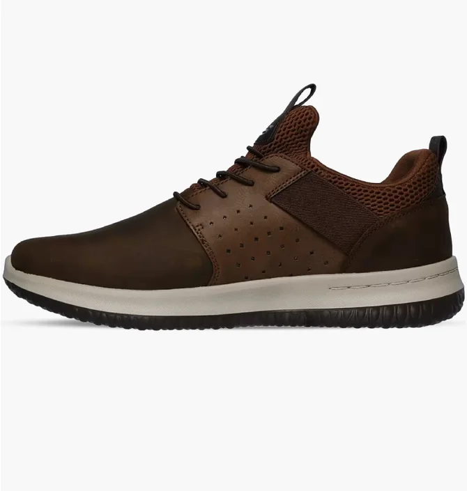 Кросівки чоловічі Skechers Skechers Delson Axton Brown Brown 65870-CDB