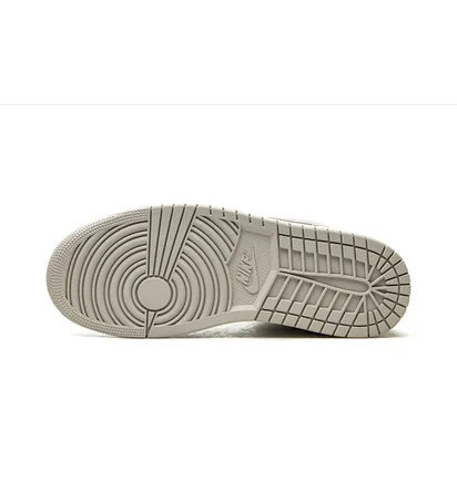 Кроссовки мужские Air Jordan 1 Mid White/Brown 554724-082