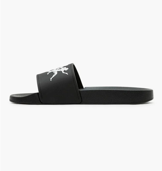 Тапочки унисекс Carne Bollente Fast & Curious Pool Slides Black FCBLUPLS109005