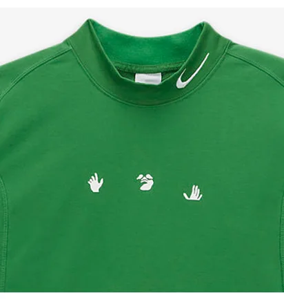 Футболка унисекс Nike X Off-White™ Short-Sleeve Top Green DV4401-389