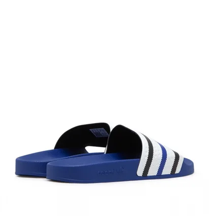 Тапочки унисекс Adidas Adilette White/Blue IG7500
