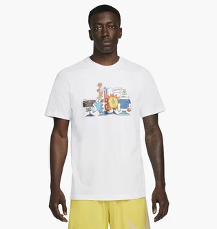 Футболка мужская Nike Mens Basketball T-Shirt White Dn3003-100