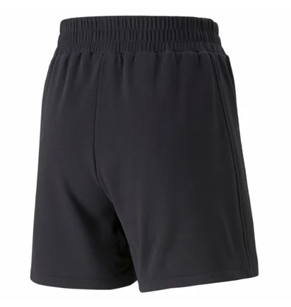Шорты женские Puma Logo French Terry 5 Training Shorts Black 521618-01
