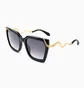 Солнцезащитные очки женские Roberto Cavalli Grey/Black SRC034M-0700-56-21
