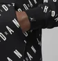 Худи мужское Air Jordan Essentials Allover Heritage Print Fleece Pullover Hoodie Black Dv7640-010