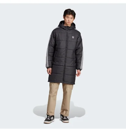Парка мужская Adidas Adicolor Long Jacket Black HZ0684