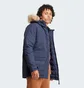 Парка мужская Adidas Hooded Fur Parka Blue IK0552