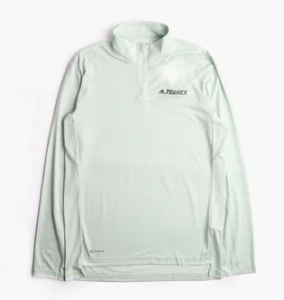 Лонгслив мужской Adidas Originals Terrex Multi Half Zip Long Sleeve T-Shirt Green Hi1613