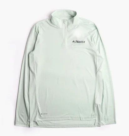 Лонгслив мужской Adidas Originals Terrex Multi Half Zip Long Sleeve T-Shirt Green Hi1613