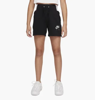 Шорты детские Nike Big Kids (Girls) French Terry Shorts Black Dm8218-010