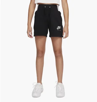 Шорты детские Nike Big Kids (Girls) French Terry Shorts Black Dm8218-010