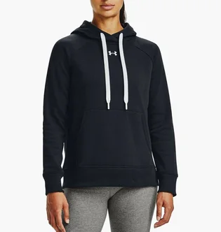 Худи женское Under Armour Rival Fleece Hb Hoodie Black 1356317-001
