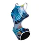 Купальник женский Arena One Print Swimsuit Tech Back Blue 008835-150
